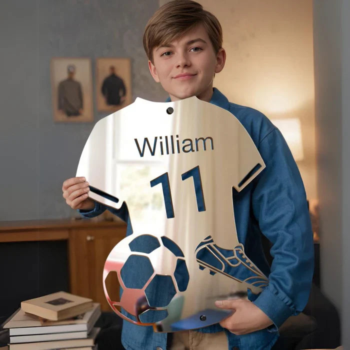 LumiSoccer | Gepersonaliseerde LED-voetbalspiegel