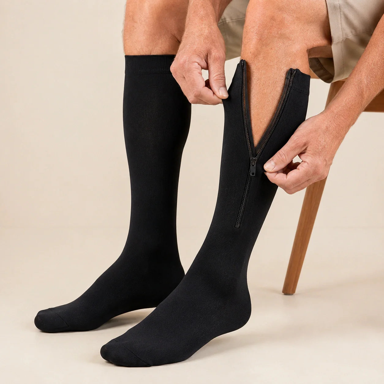 Bas de compression à fermeture éclair Osmolia™